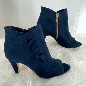 3/$21, Bella Vita Nicolette II Peep-Toe Booties